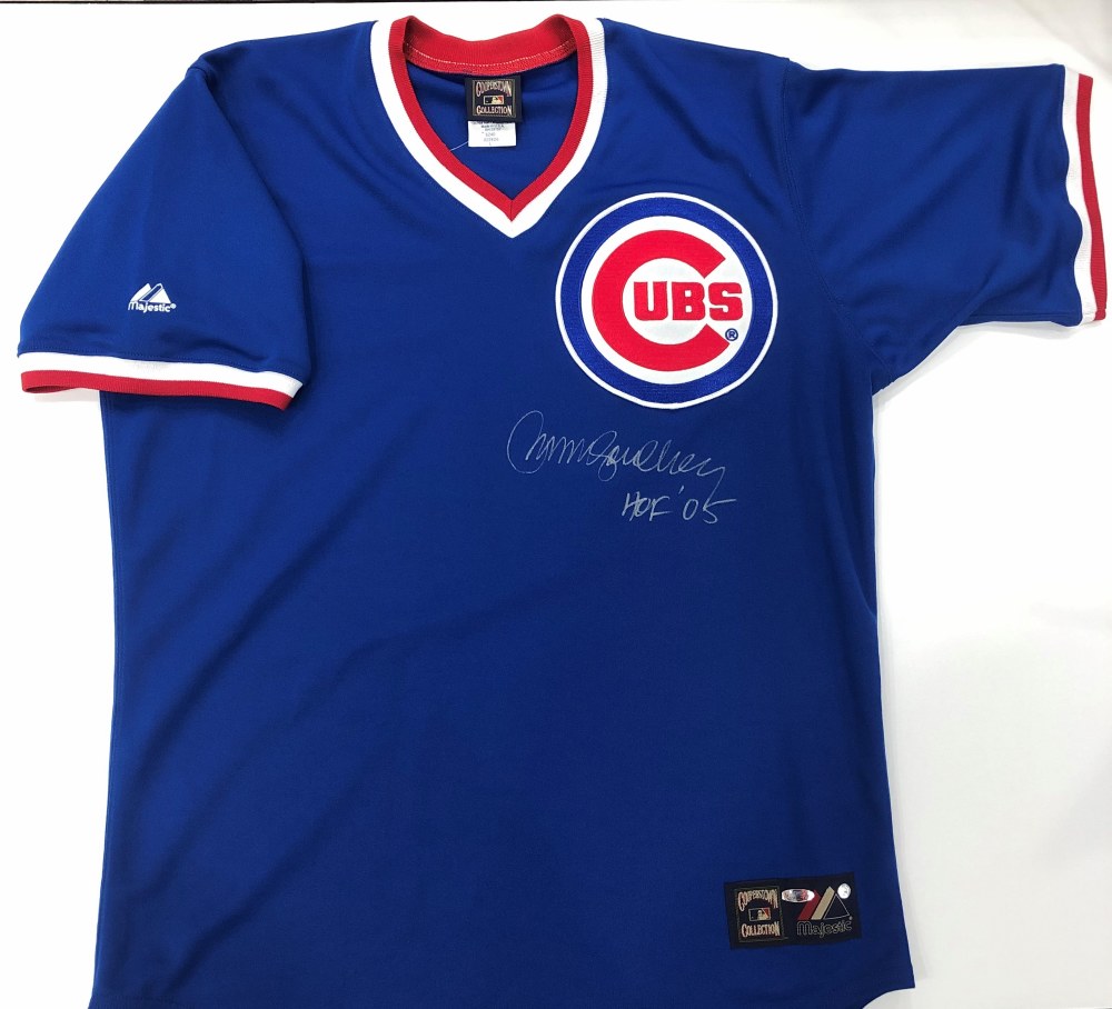 Autographed cubs outlet jersey